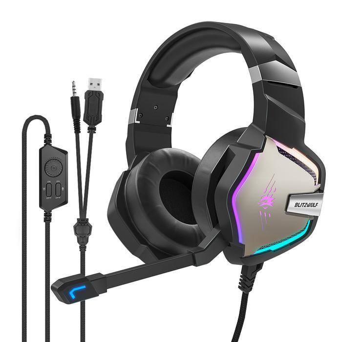 Игровые наушники BlitzWolf BW-GH1 PRO 7.1 RGB LED
