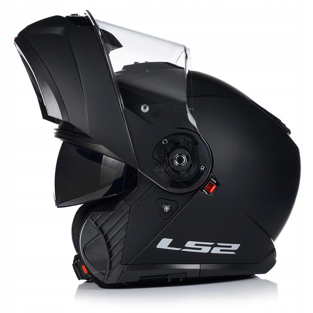 Мотошлем LS2 FF908 Strobe II Solid ECE 22.06 2XL Matt Black (29189) - фото 6