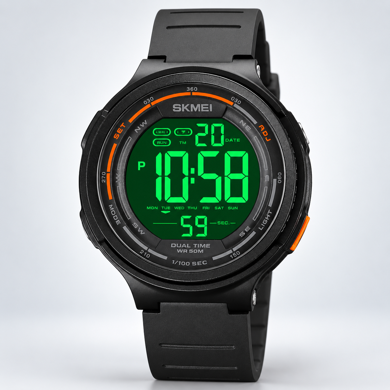 Наручные часы мужские электронные SKMEI 1841 с таймером и WR 50 м