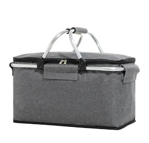 Термосумка 11305 20х23х40 см Сірий (4569978) Термосумка 11305 20х23х40 см Сірий (4569978)