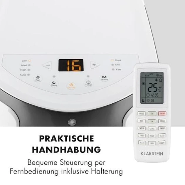 Мобільний кондиціонер KLARSTEIN New Breeze ECO 10К (10032511) - фото 2 Мобільний кондиціонер KLARSTEIN New Breeze ECO 10К (10032511) - фото 2