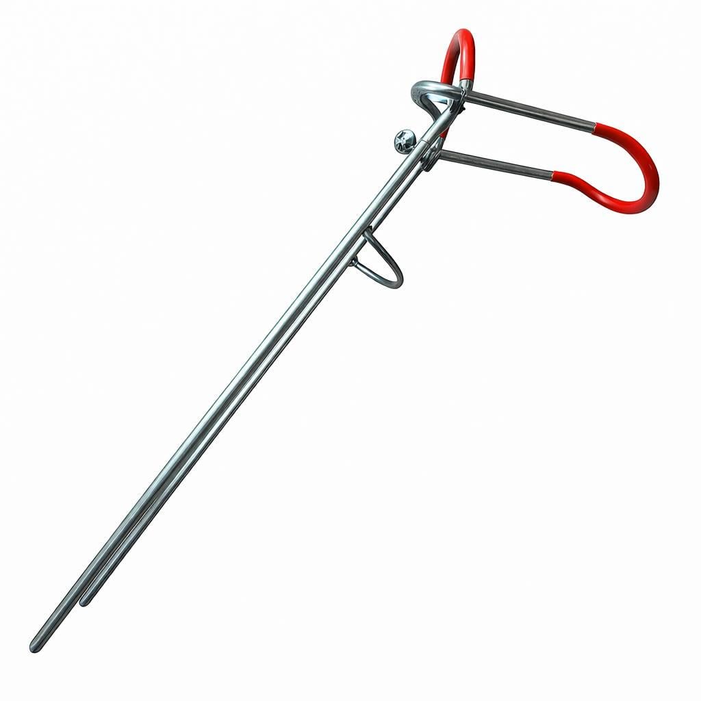 Подставка для удилищ откидная металлическая с силиконовым кембриком (d367cef1)