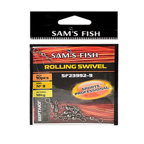 Вертлюг Sams Fish SF23992-12 Black (50dc2c5a) - фото 3