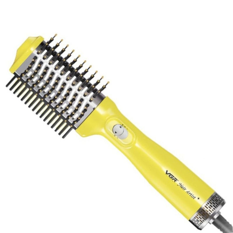 Фен-щітка VGR V-497 стайлер 800 Вт Yellow (tf7301) Фен-щітка VGR V-497 стайлер 800 Вт Yellow (tf7301)