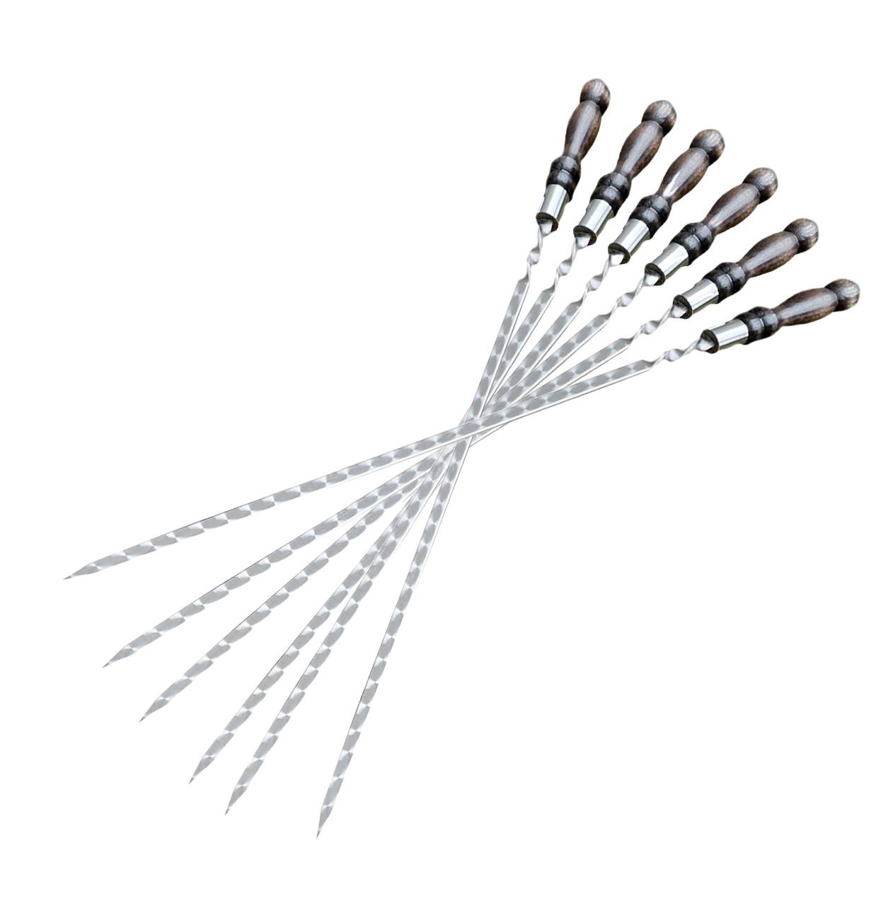 Шампуры для шашлыка Gorillas BBQ Шар 6 шт. 3 мм 45 см (SKK87)