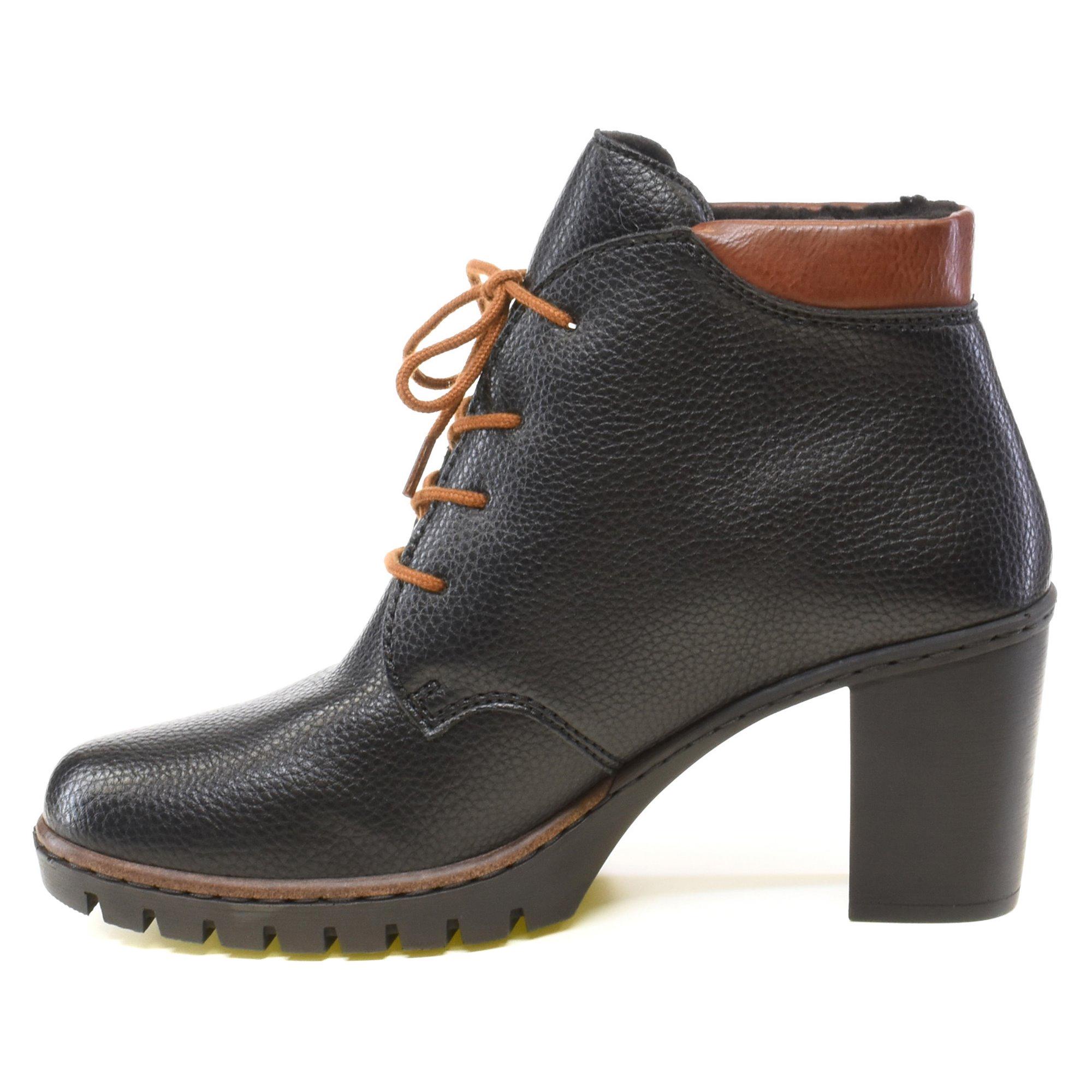 Черевики зимові жіночі Rieker р. 38 Чорний (013546-38) - фото 8