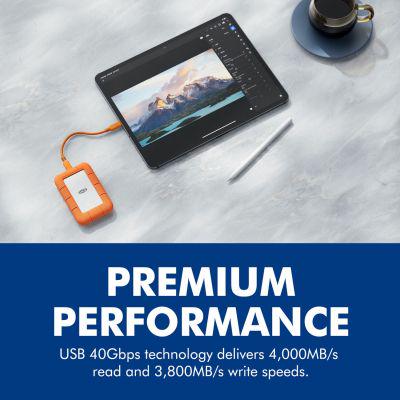 Накопичувач SSD LaCie Rugged 4TB USB Type-C (STND4000400) - фото 5 Накопичувач SSD LaCie Rugged 4TB USB Type-C (STND4000400) - фото 5