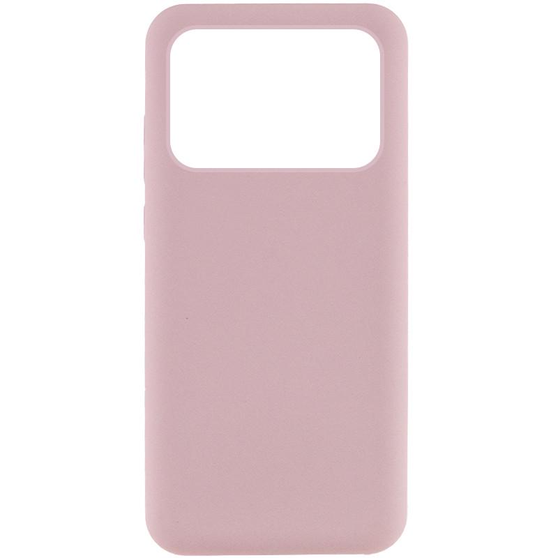 Протиударний чохол Silicone Cover Lakshmi (AAA) для Xiaomi Poco X6 Pro Рожевий / Pink Sand