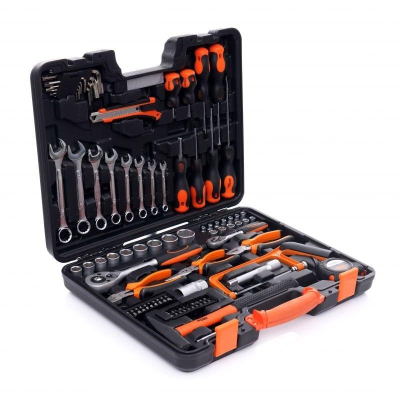 Набор ручного инструмента Kraft&Dele KD10466 89 шт. пластиковый чемодан Набор ручного инструмента Kraft&Dele KD10466 89 шт. пластиковый чемодан