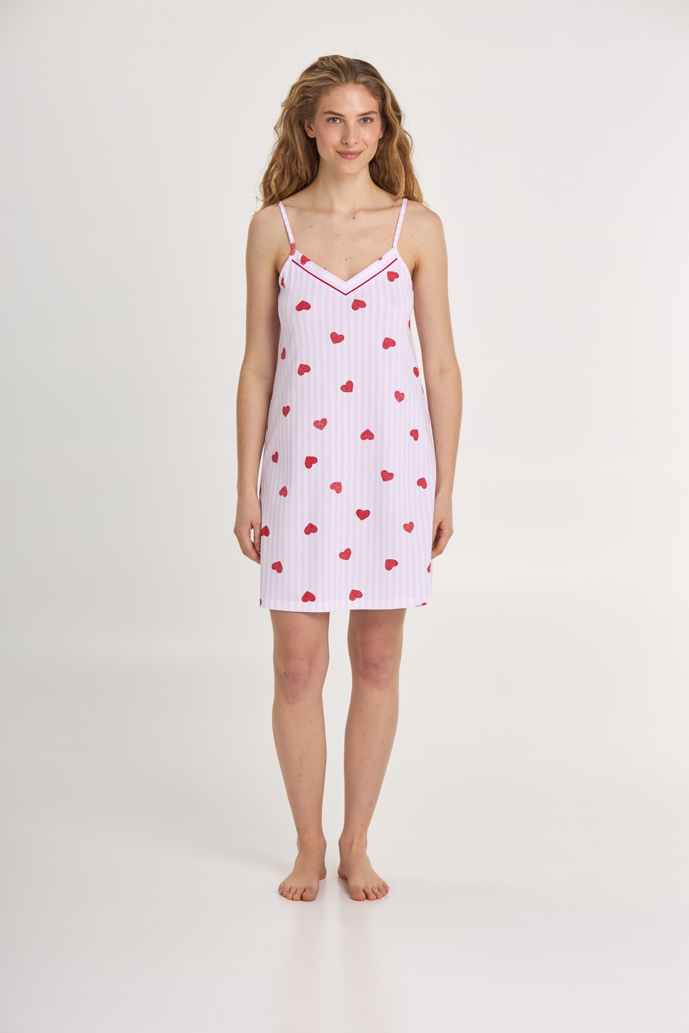 Ночная рубашка женская Ellen Loveu ldk 112/67/02 M Бело-розовый Ночная рубашка женская Ellen Loveu ldk 112/67/02 M Бело-розовый