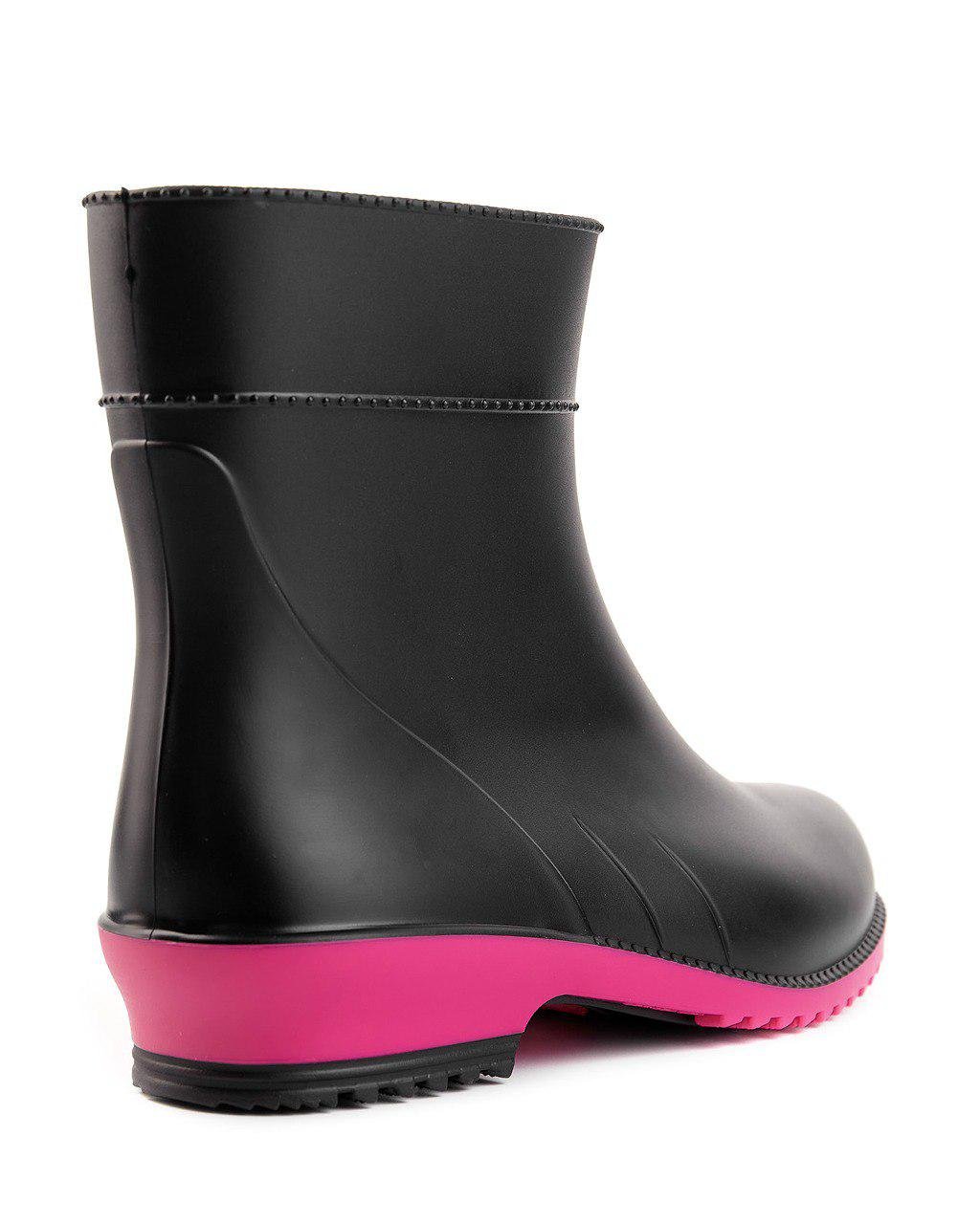 Женские резиновые полусапоги Litma 371 р. 37 Черный/Розовый/Черный - фото 3 Женские резиновые полусапоги Litma 371 р. 37 Черный/Розовый/Черный - фото 3