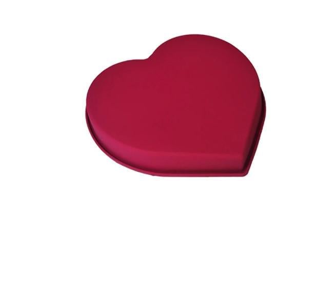 Форма для выпечки силиконовая Сердце 25х22,5х4 см (AN013133)