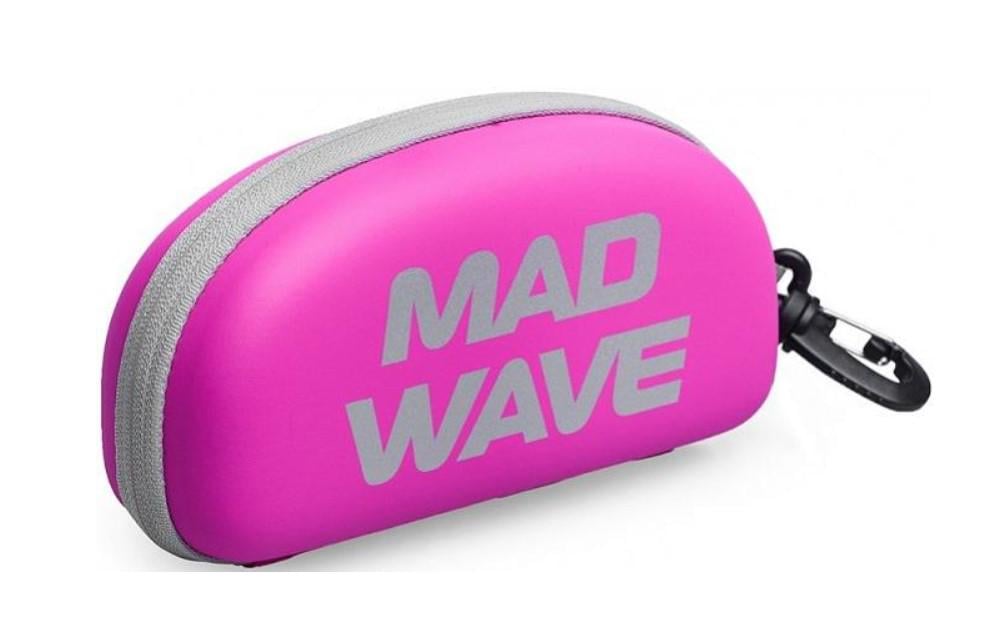 Чехол для очков Mad Wave Case For Swimming Goggles жесткий на молнии Розовый (6936116102497)