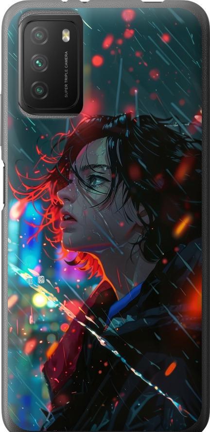 Чехол на Xiaomi Poco M3 Ночные огни (6096u-2200-42517) Чехол на Xiaomi Poco M3 Ночные огни (6096u-2200-42517)