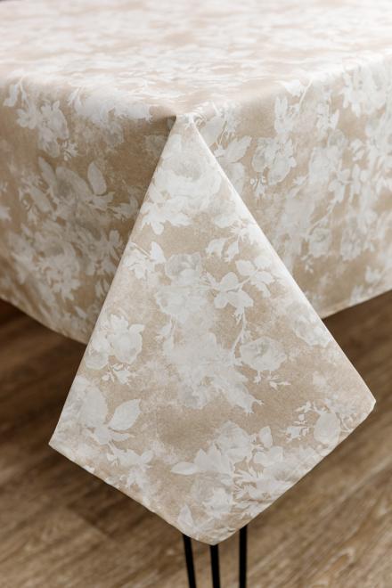 Скатерть Simfoni Алюр 120x136 см Бежевый (33543)