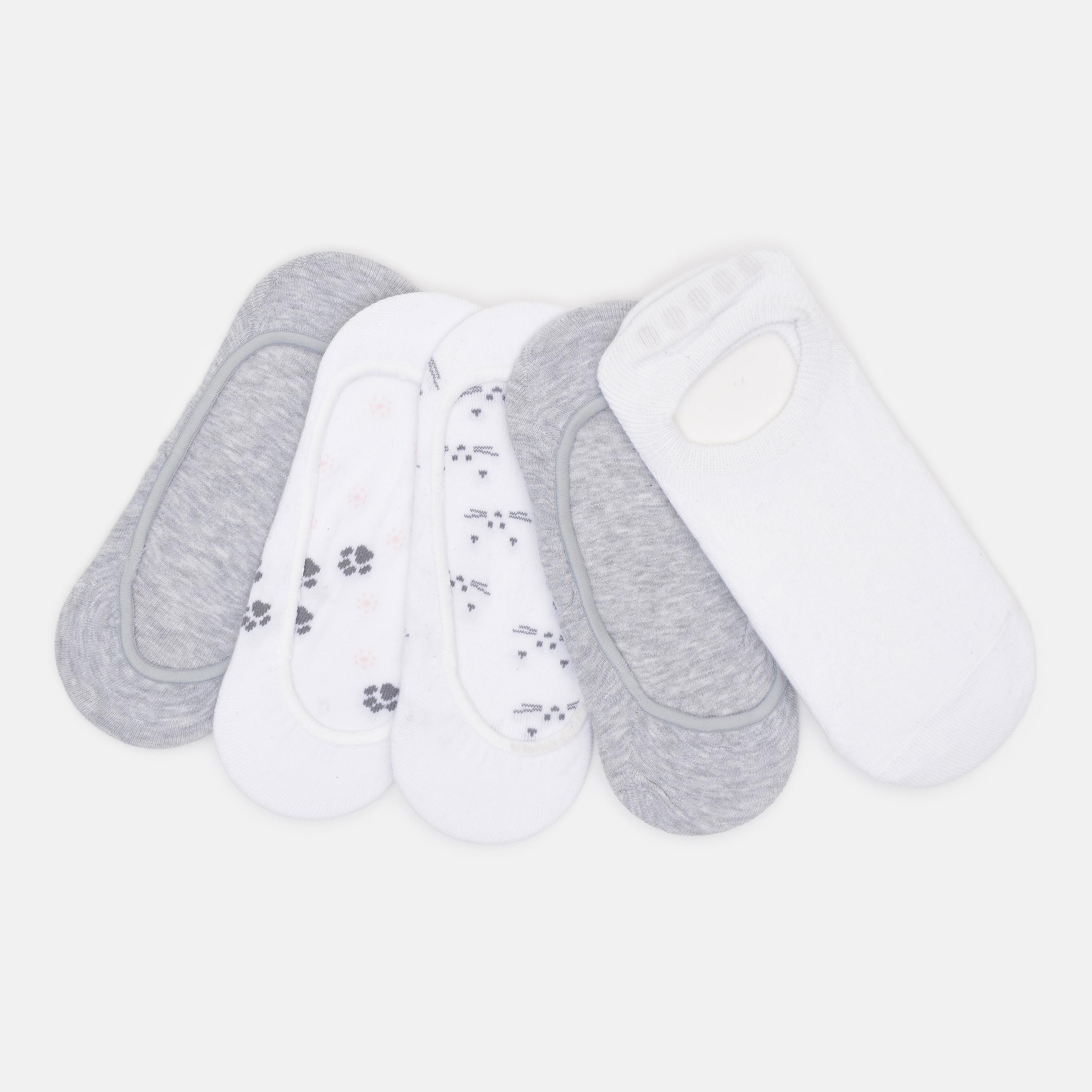 Шкарпетки C&A 4 пари р. 35-38 Білий/Сірий (2409563321)