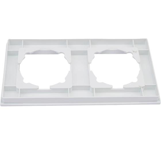 Рамка 2-місна Gunsan Eqona 1401100000141 Білий - фото 2 Рамка 2-місна Gunsan Eqona 1401100000141 Білий - фото 2