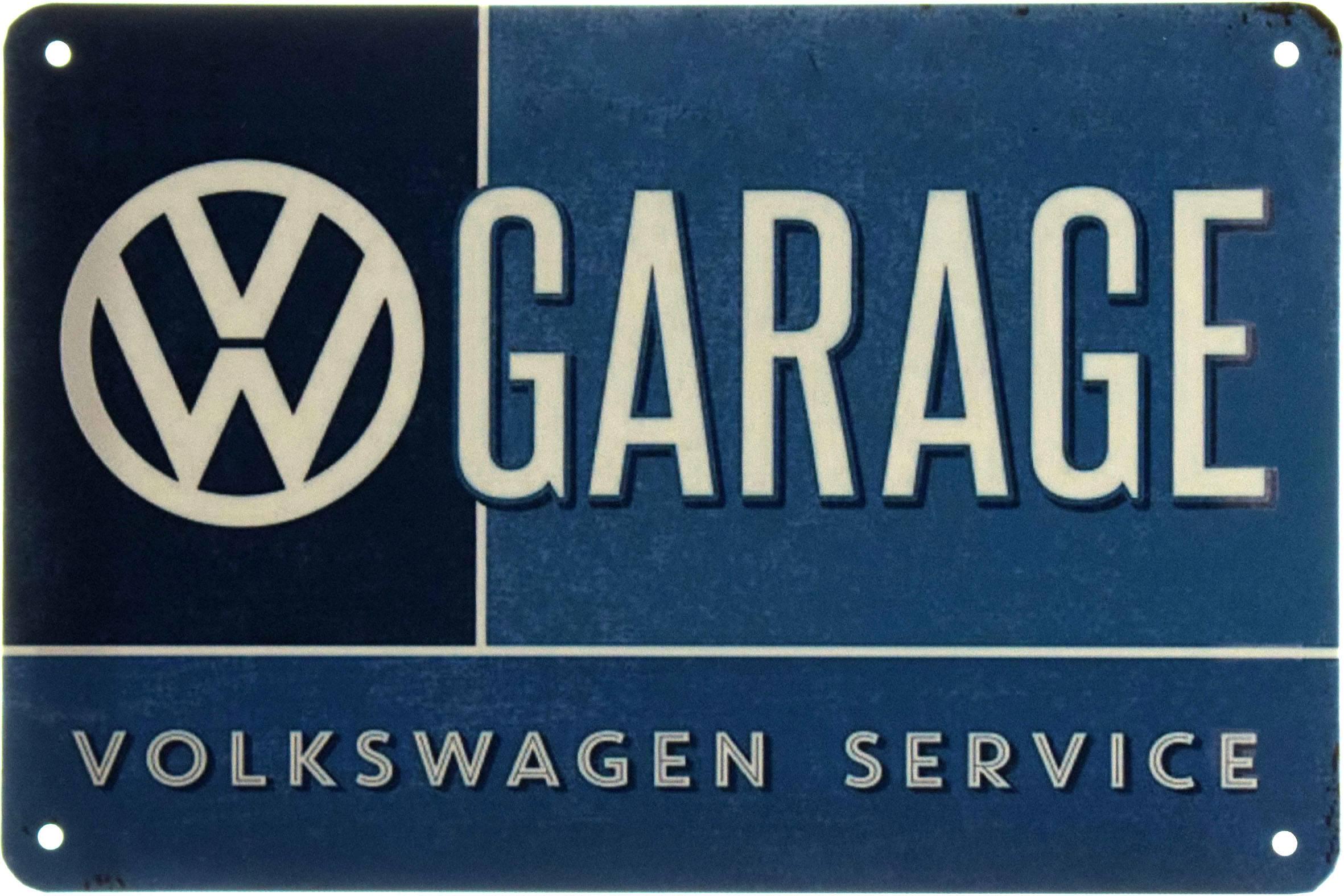 Табличка металева Garage Volkswagen Service 20x30 см