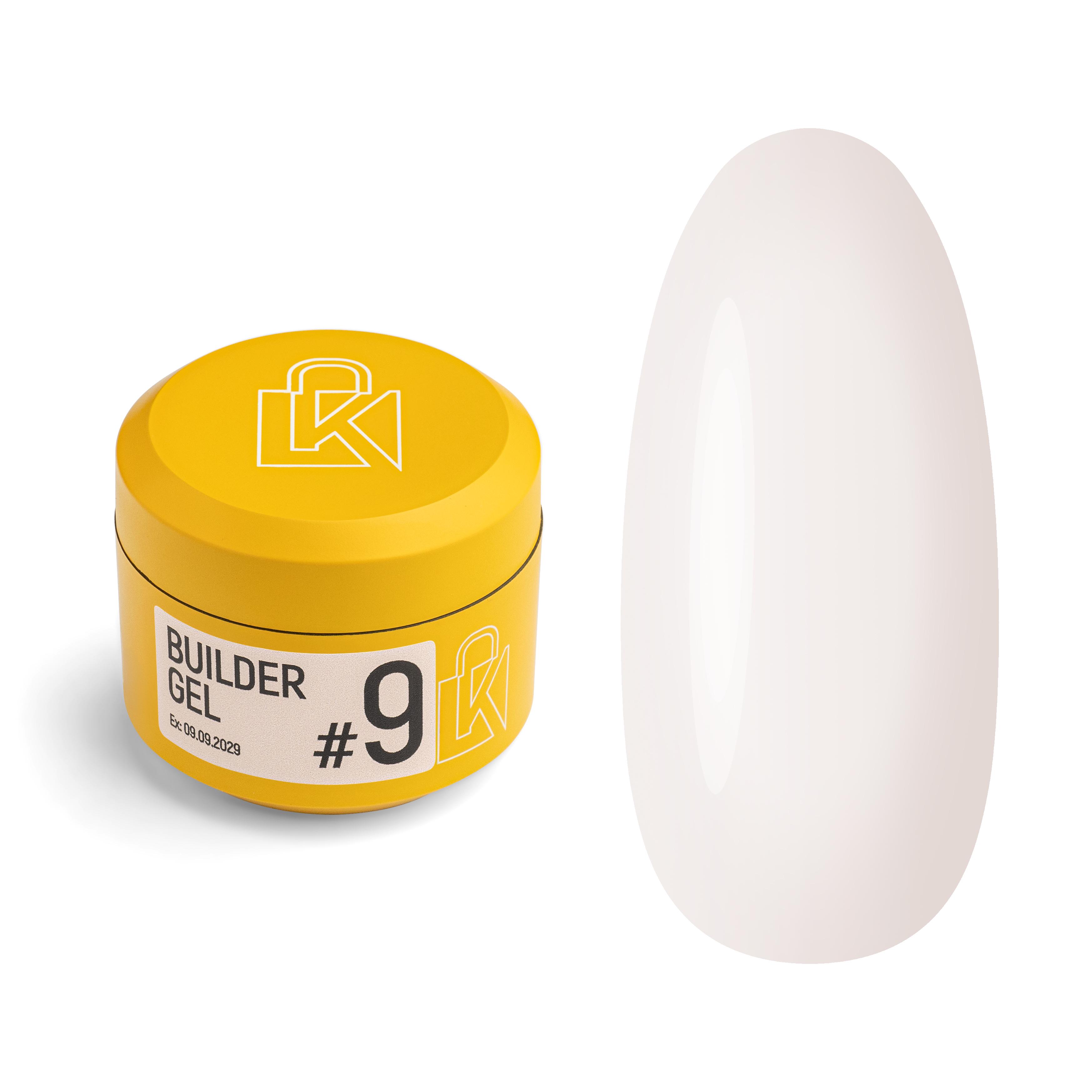 Гель для наращивания Kupiuviti Builder Gel №09 30 мл
