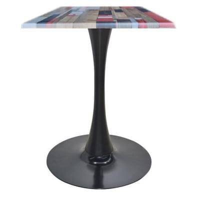 Стол квадратный Тюльпан WM верзалит 70x70 см Разноцветный (31758195)