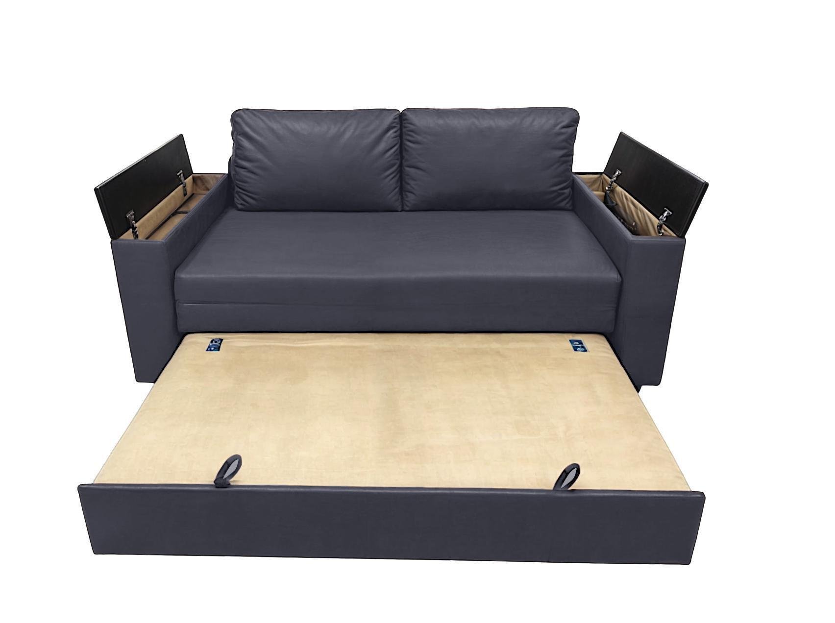 Диван-трансформер Tobi Sho Kubus-120 мягкий для гостиной велюр 1600х800х1000 мм Синий - фото 5 Диван-трансформер Tobi Sho Kubus-120 мягкий для гостиной велюр 1600х800х1000 мм Синий - фото 5