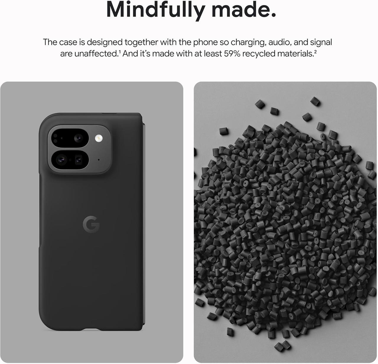Оригинальный чехол Google Pixel 9 Pro Fold Obsidian GA05513 - фото 7