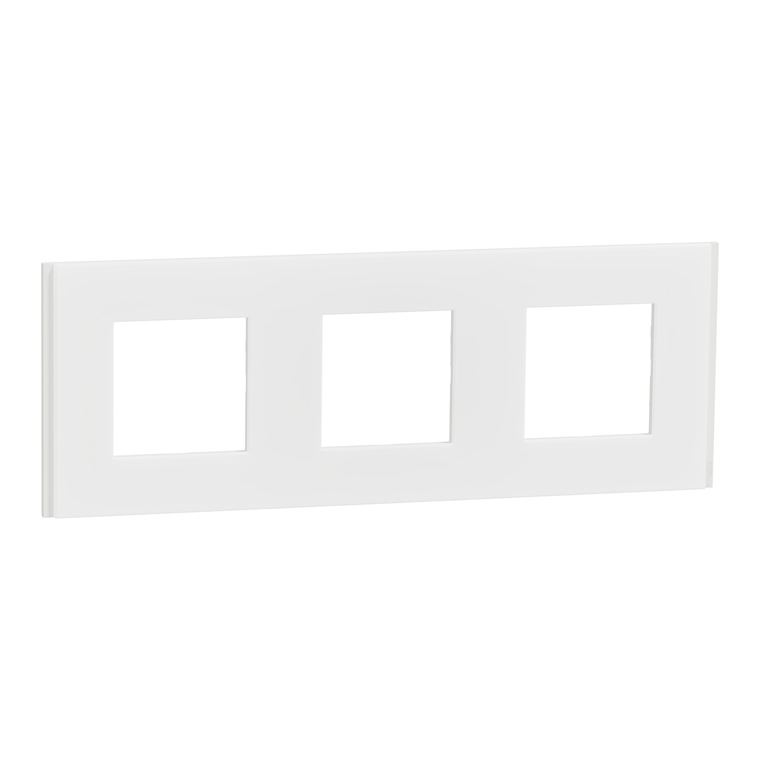 Рамка трехместная Schneider Electric Unica New Deco Material Белый матовый (NU600679)