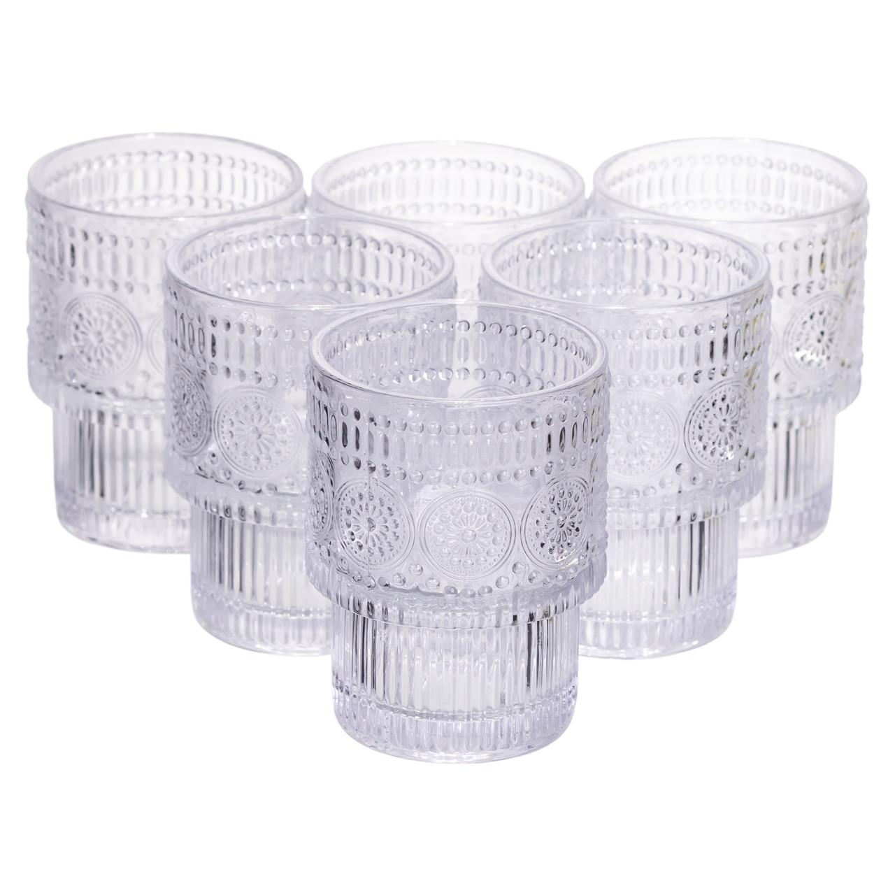 Набор стаканов из толстого стекла Sunflower 6 шт. по 200 мл (HP-19-178-3)