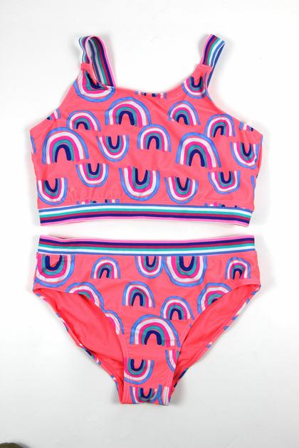 Купальник детский PRIMARK 41174 128-134 см Малиновый (3331109413253)