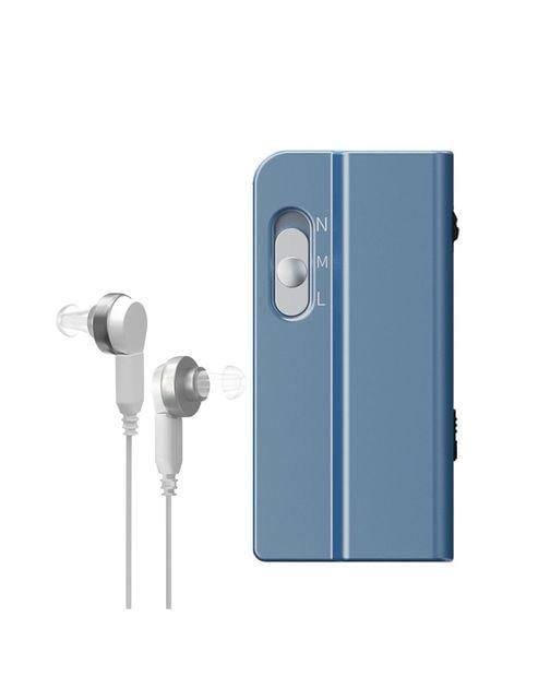 Підсилювач слуху VivaPhon акумуляторний кишеньковий з подвійним навушником (J-105D)