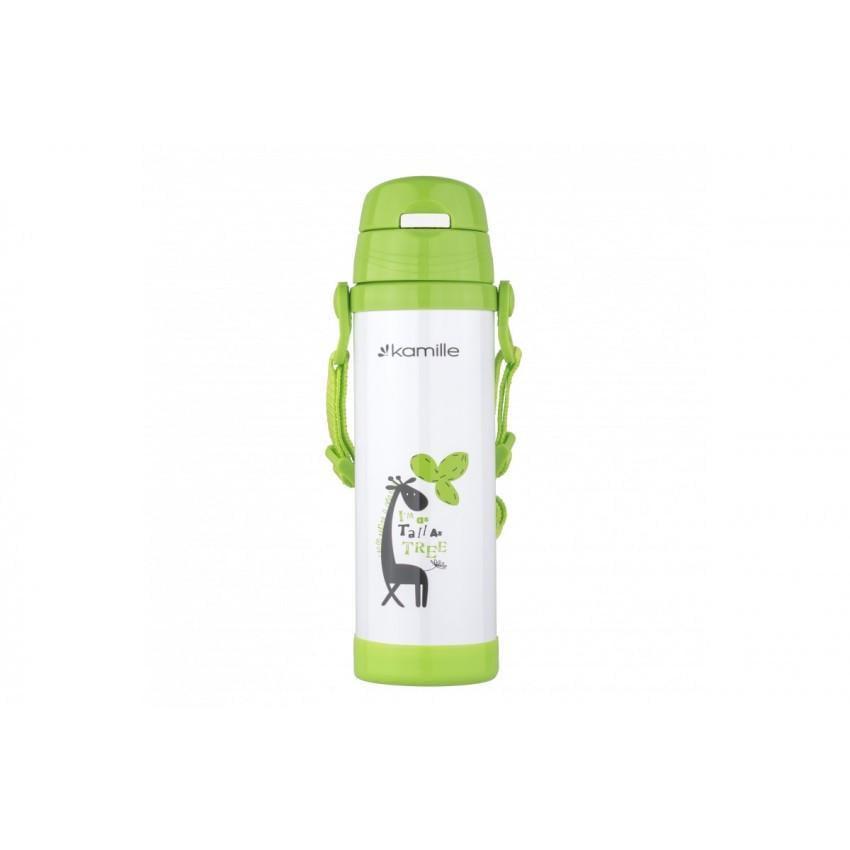 Термос-бутылка детская Kamille 2086 из нержавеющей стали 500 мл Зеленый (1088406956) - фото 1 Термос-бутылка детская Kamille 2086 из нержавеющей стали 500 мл Зеленый (1088406956) - фото 1