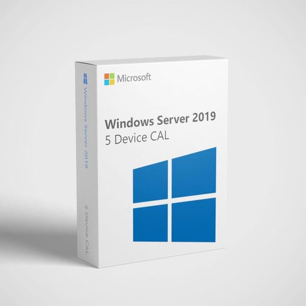 Ліцензія електронна Microsoft Windows Server 2019 5 device CALs