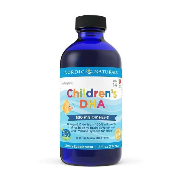 Омега жирные кислоты для детей Nordic Naturals Children's DHA Omega-3 530 мг 237 мл Клубника (18890-01) Омега жирные кислоты для детей Nordic Naturals Children's DHA Omega-3 530 мг 237 мл Клубника (18890-01)