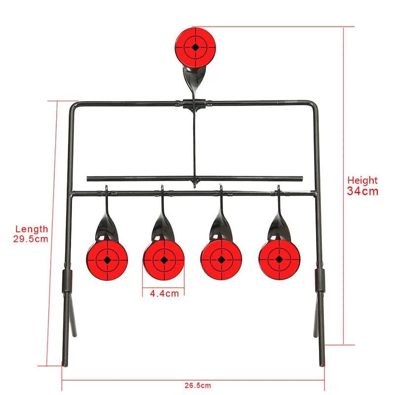 Мішень металева Primo TRG01 для пневматики самозвідна (1979907493) - фото 5 Мішень металева Primo TRG01 для пневматики самозвідна (1979907493) - фото 5