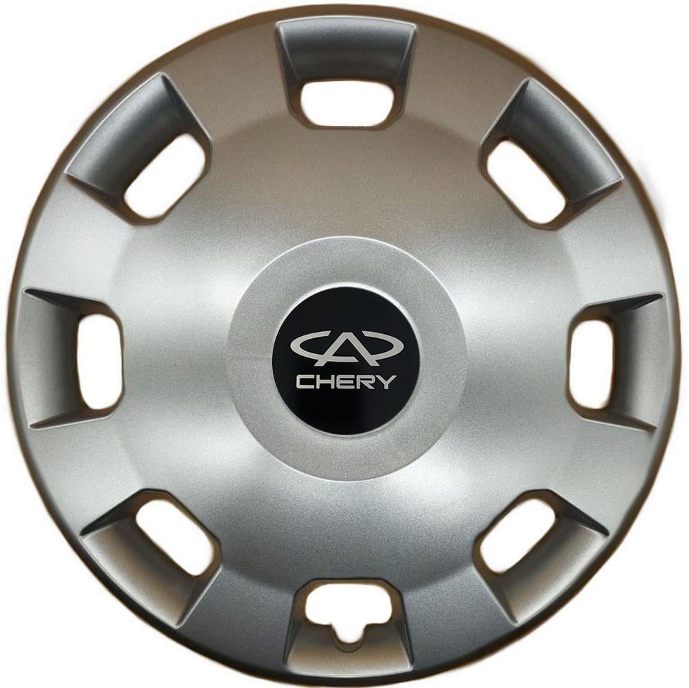 Колпаки SJS 207 с логотипом Chery 4 шт. R14 Серебряный (2654556594)