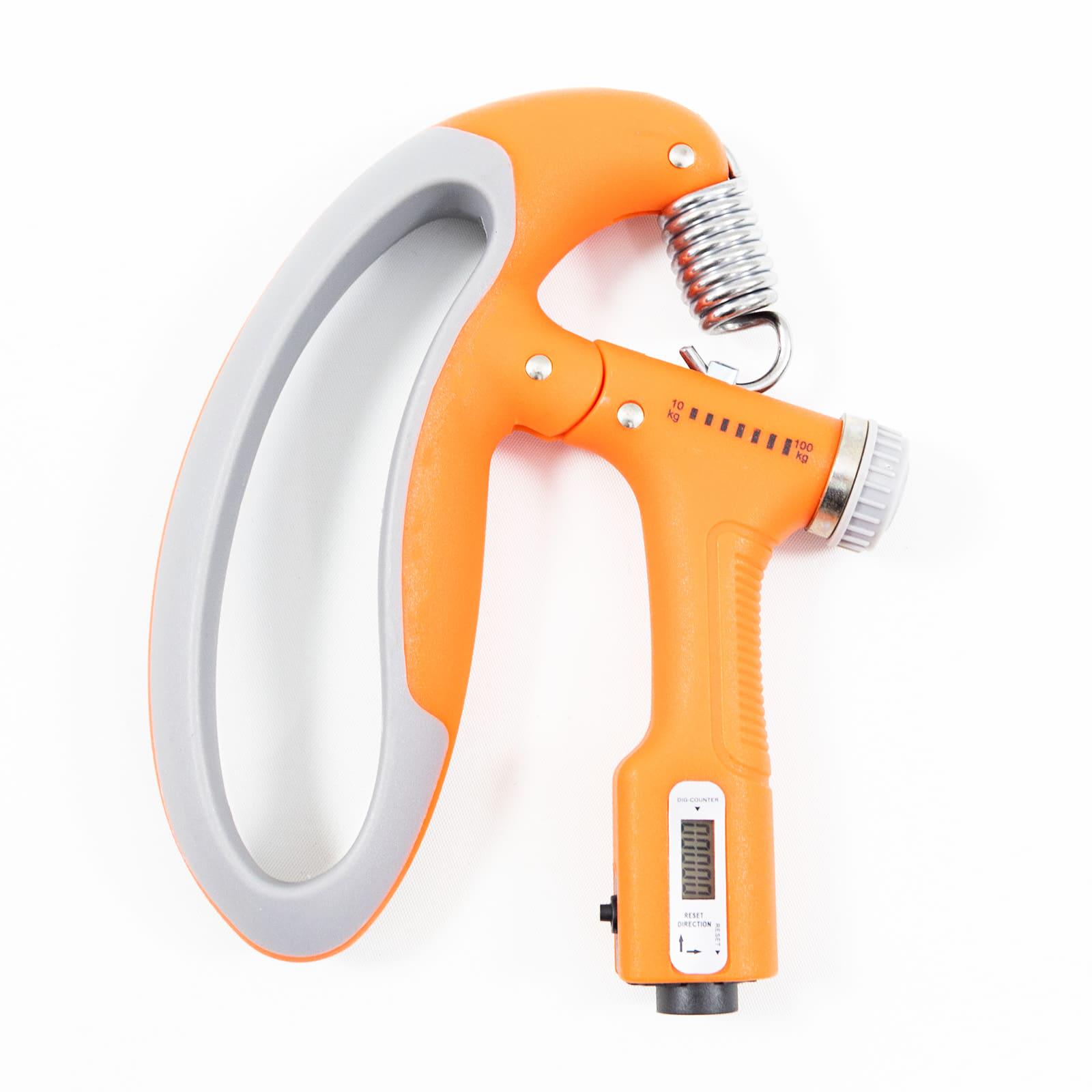 Еспандер кистьовий OSPORT пружинний з лічильником та з регульованим навантаженням 10-100 кг Помаранчевий (MS 4218) - фото 1 Еспандер кистьовий OSPORT пружинний з лічильником та з регульованим навантаженням 10-100 кг Помаранчевий (MS 4218) - фото 1
