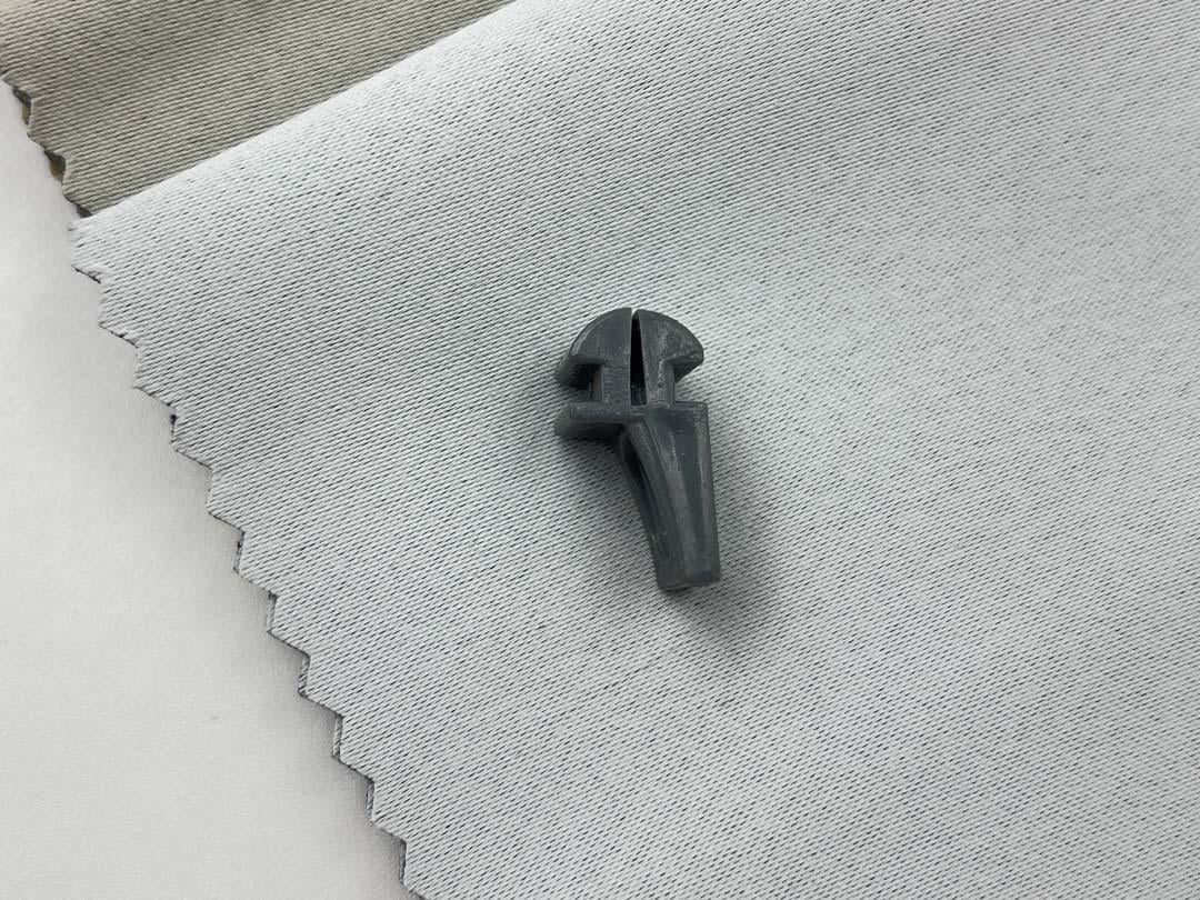 Бігунки KS для профільних карнизів Quadrum 100 шт. Сірий - фото 1