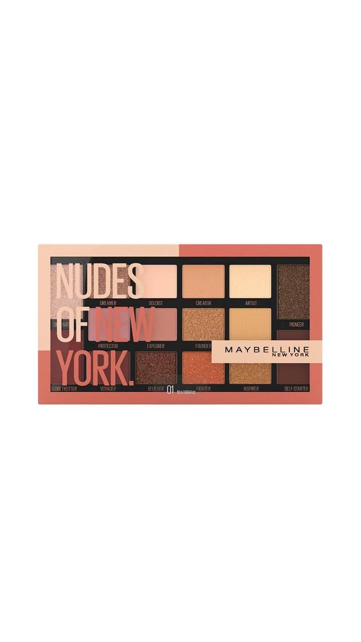 Палитра теней для глаз Maybelline New York Nudes of New York