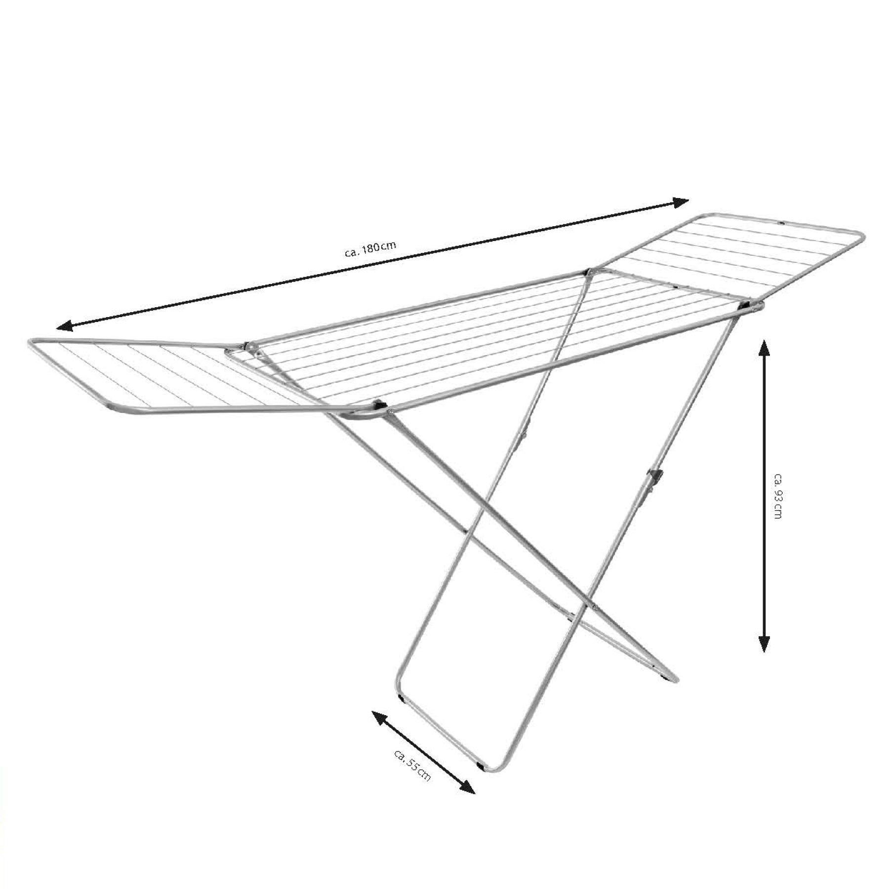 Сушарка для білизни підлогова Casa Si Kolibri 18 м Silver (CS42191C06) - фото 4 Сушарка для білизни підлогова Casa Si Kolibri 18 м Silver (CS42191C06) - фото 4