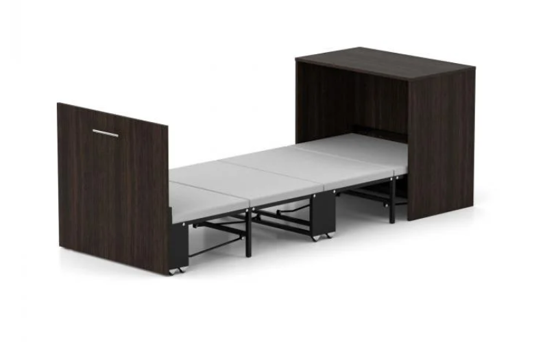 Кровать-трансформер комод Knap Knap Sirim 2в1 86х216х77,8 см Венге