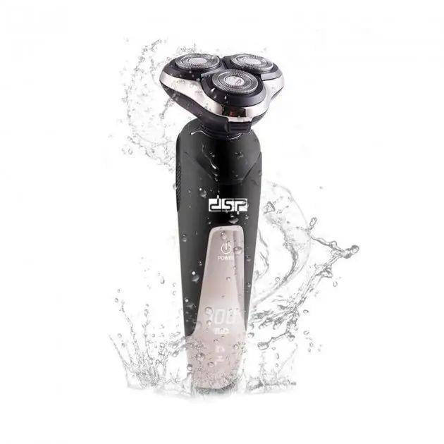 Электробритва с 3 плавающими головками для влажного и сухого бритья (DSP 60017)