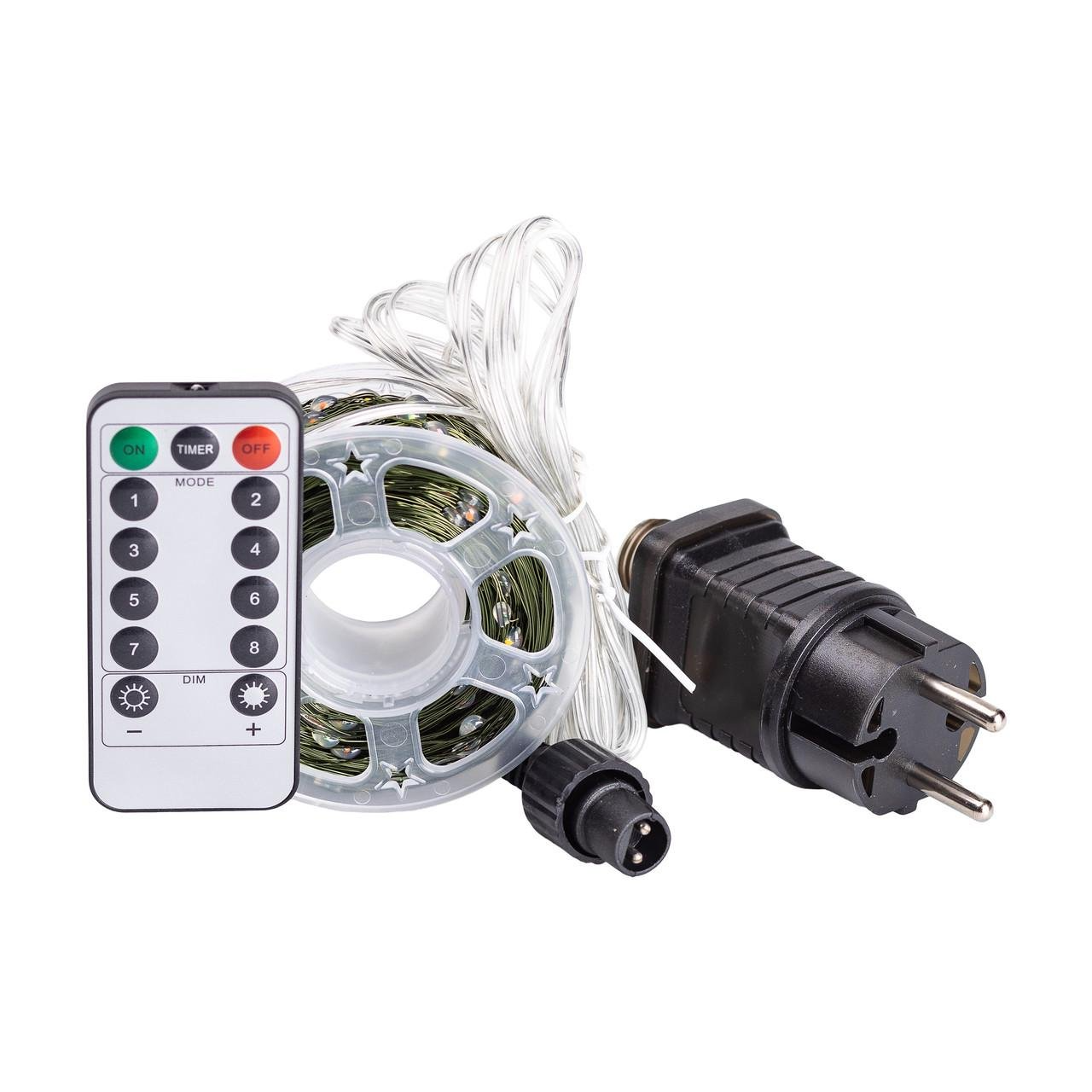 Гирлянда сетевая роса нить капля на пульте 50 м 500 LED RGB светодиодов Разноцветный (500L50MGML) - фото 16 Гирлянда сетевая роса нить капля на пульте 50 м 500 LED RGB светодиодов Разноцветный (500L50MGML) - фото 16