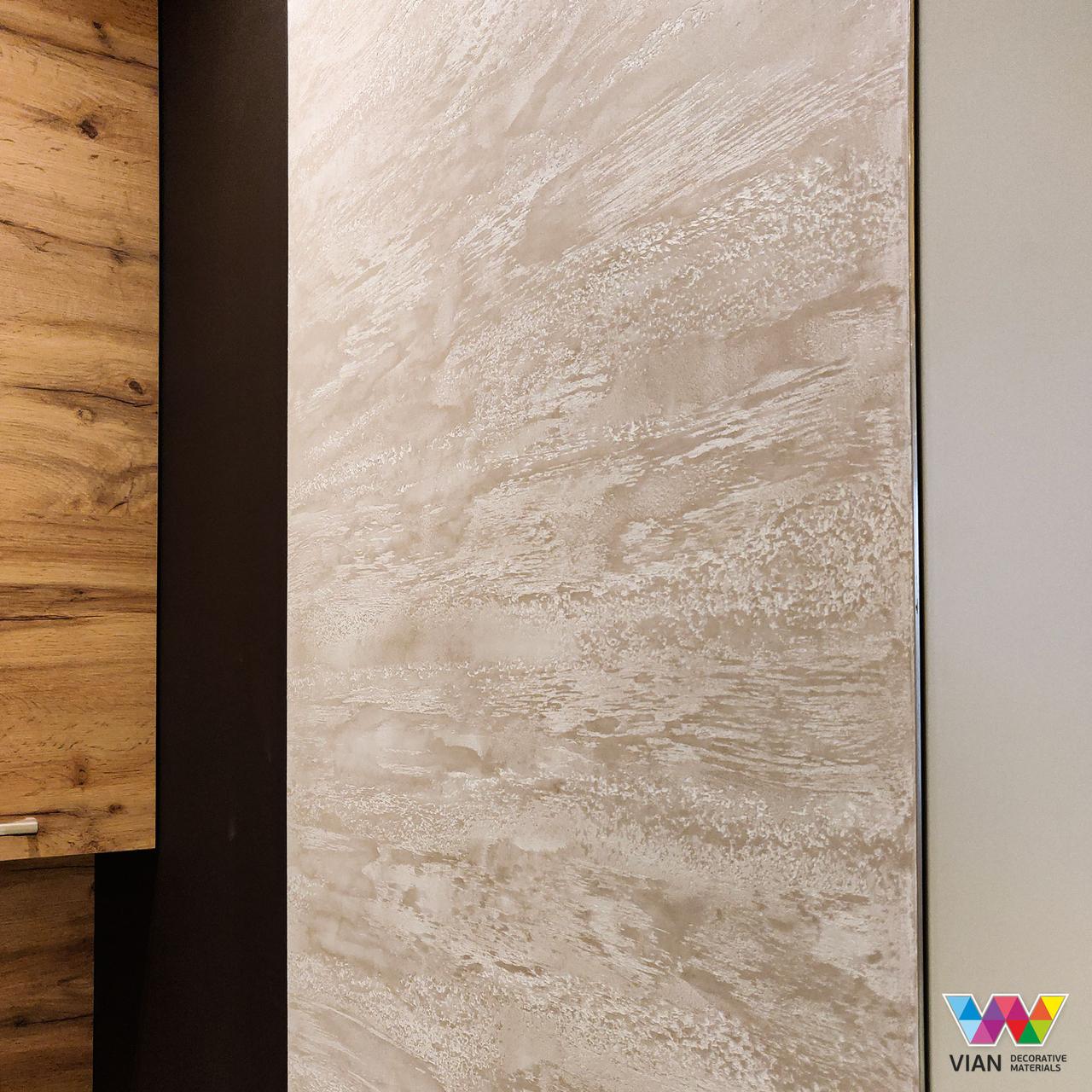 Декоративная штукатурка Vian Антик К Марморино крупная фракция 1 кг - фото 4 Декоративная штукатурка Vian Антик К Марморино крупная фракция 1 кг - фото 4