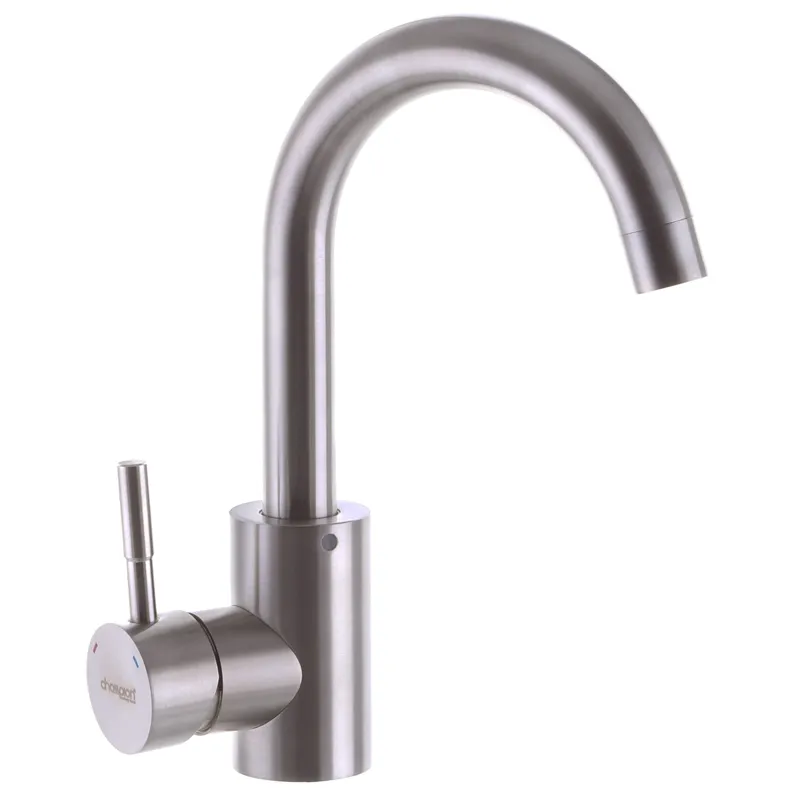 Смеситель для умывальника Champion SUS-001N из нержавеющей стали без подводки (CH0297)