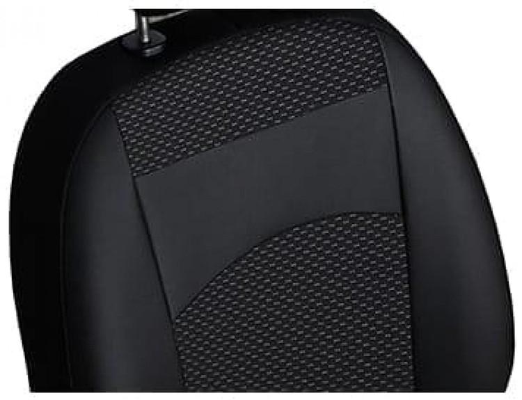 Универсальные авточехлы Pok-ter Unico Royal Suzuki Swift 2002-2009 с черной вставкой - фото 4