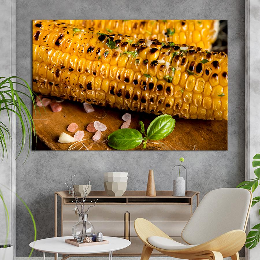 Настенний декор Кукуруза на гриле 120x80 см (A244-1)