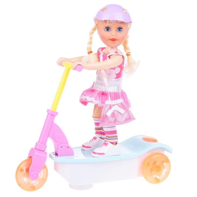 Танцующая кукла на скутере (ID4)