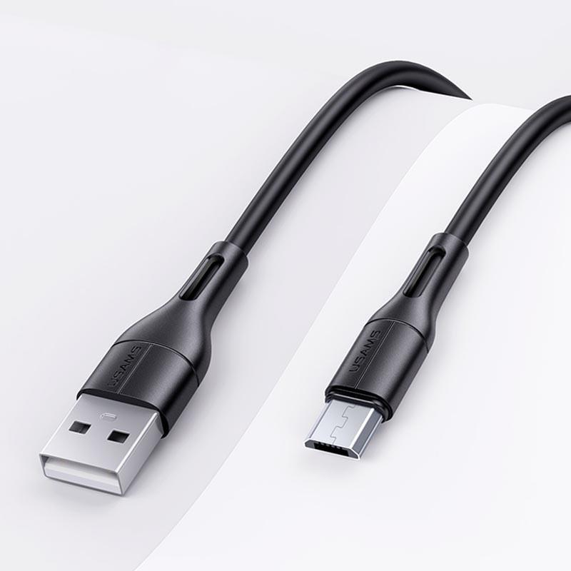 Кабель Usams US-SJ502 U68 USB/MicroUSB 1 м Чорний (00000051935_2) - фото 3