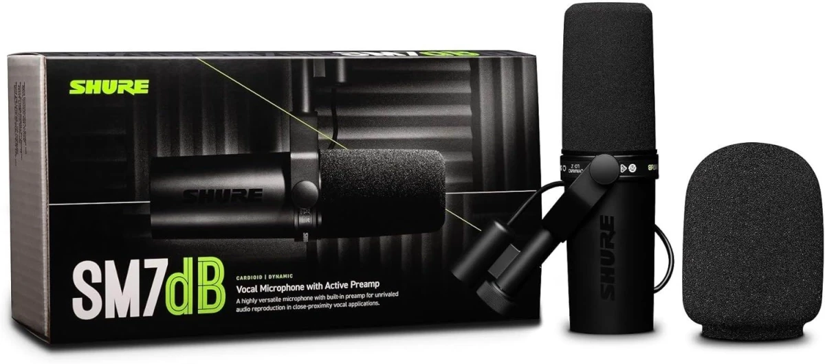ᐉ Микрофон студийный Shure SM7DB Черный (32646434) • Купить в