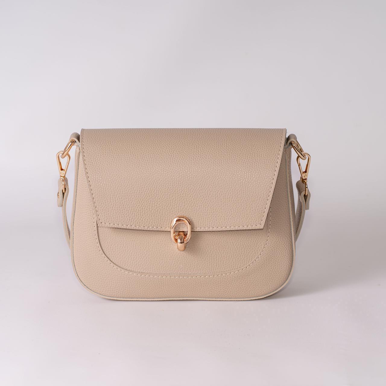 Сумка жіноча крос-боді XENIA № 44-24 з еко-шкіри Бежевий - фото 1 Сумка жіноча крос-боді XENIA № 44-24 з еко-шкіри Бежевий - фото 1